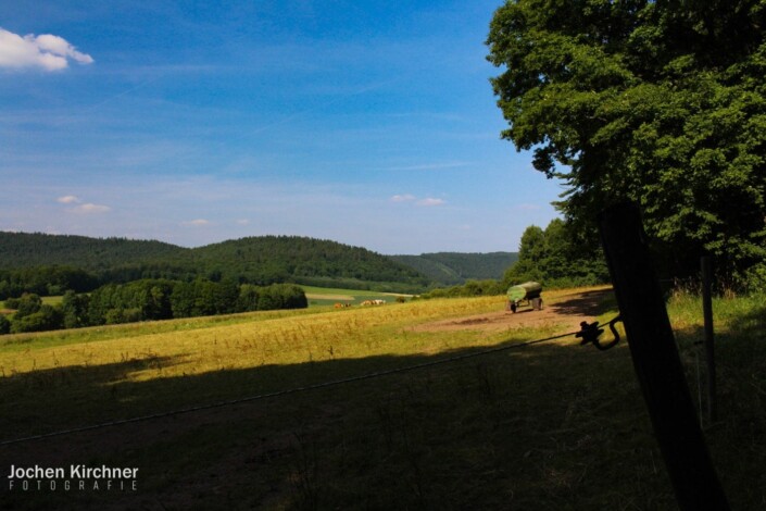 Wolkenlos - Canon EOS 700D - Geiselbach, Landschaft, Wolkenlos